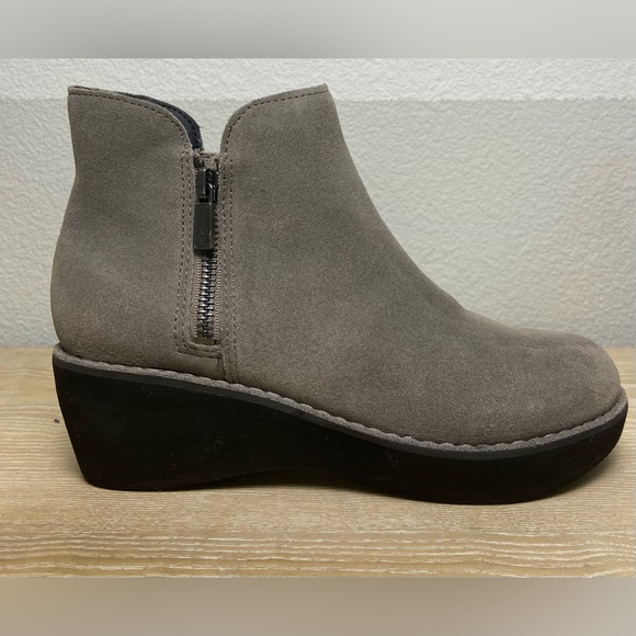 Kenneth Cole Reaction Wiman Rain Winter Prime Bootie Concrete Size 6 - Picture 2 of 8